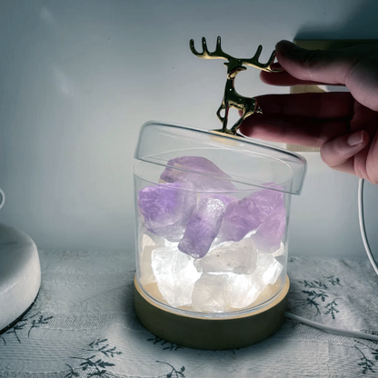 Crystal Faerie Reindeer Nightlight