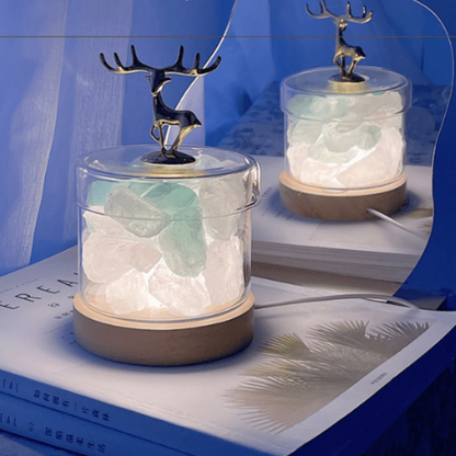 Crystal Faerie Reindeer Nightlight