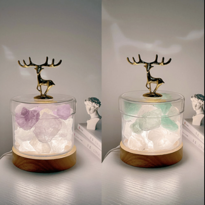 Crystal Faerie Reindeer Nightlight