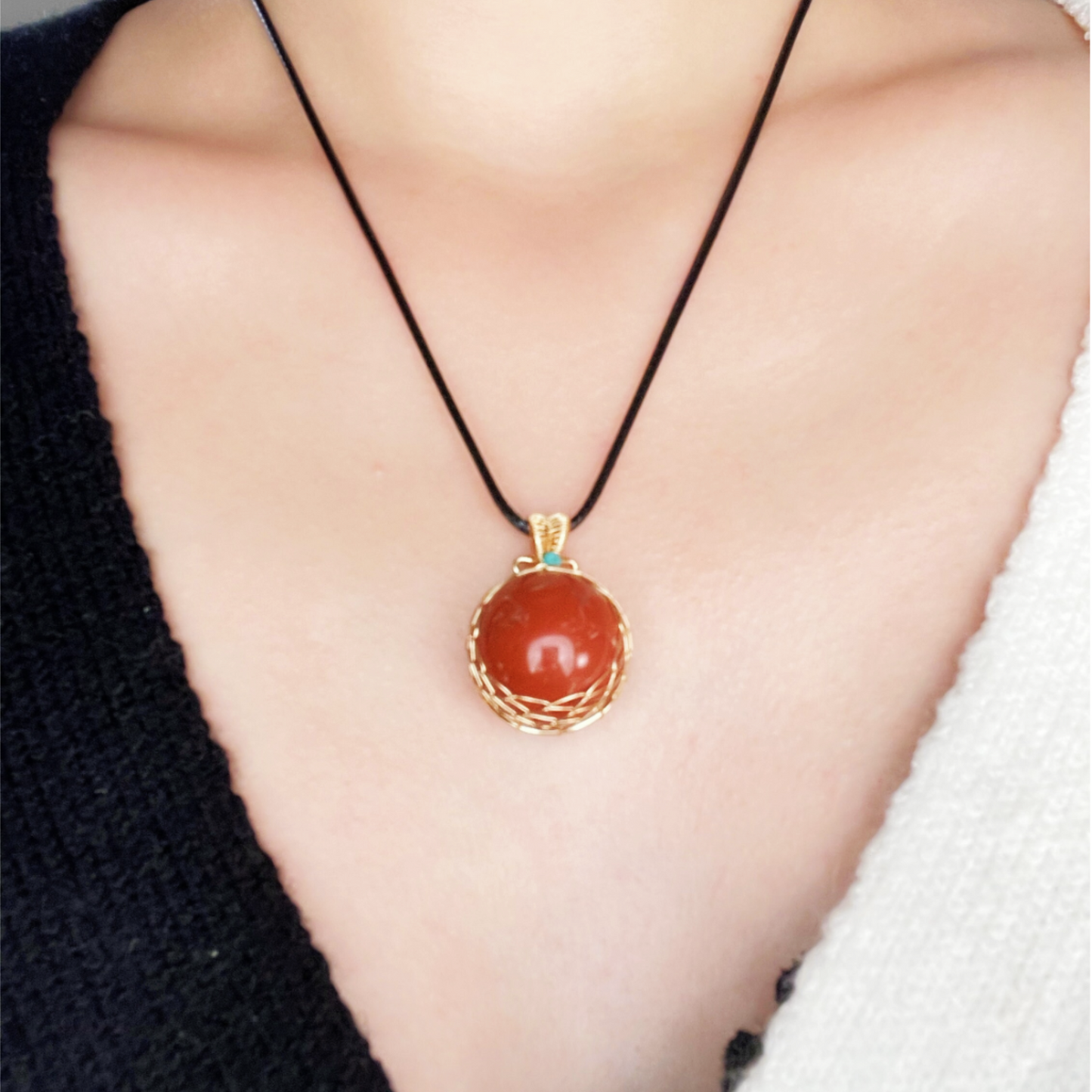 Magic Palantír Gemstone Pendant