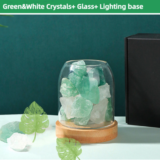 Natural Crystal Aromatherapy Diffuser Lamp