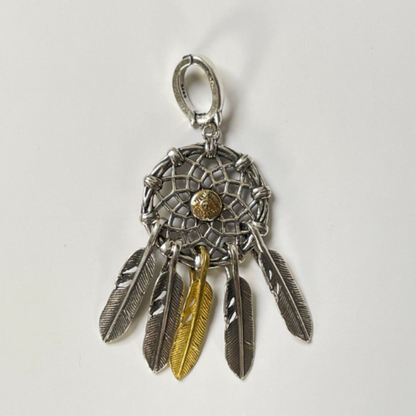 Antique Feathered Dreamweb Pendant