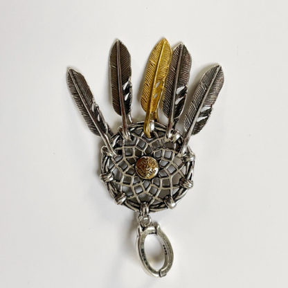 Antique Feathered Dreamweb Pendant